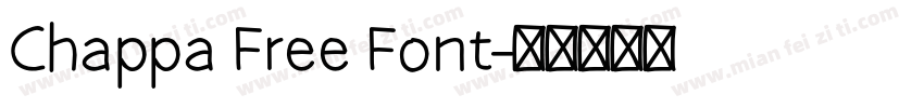 Chappa Free Font字体转换
